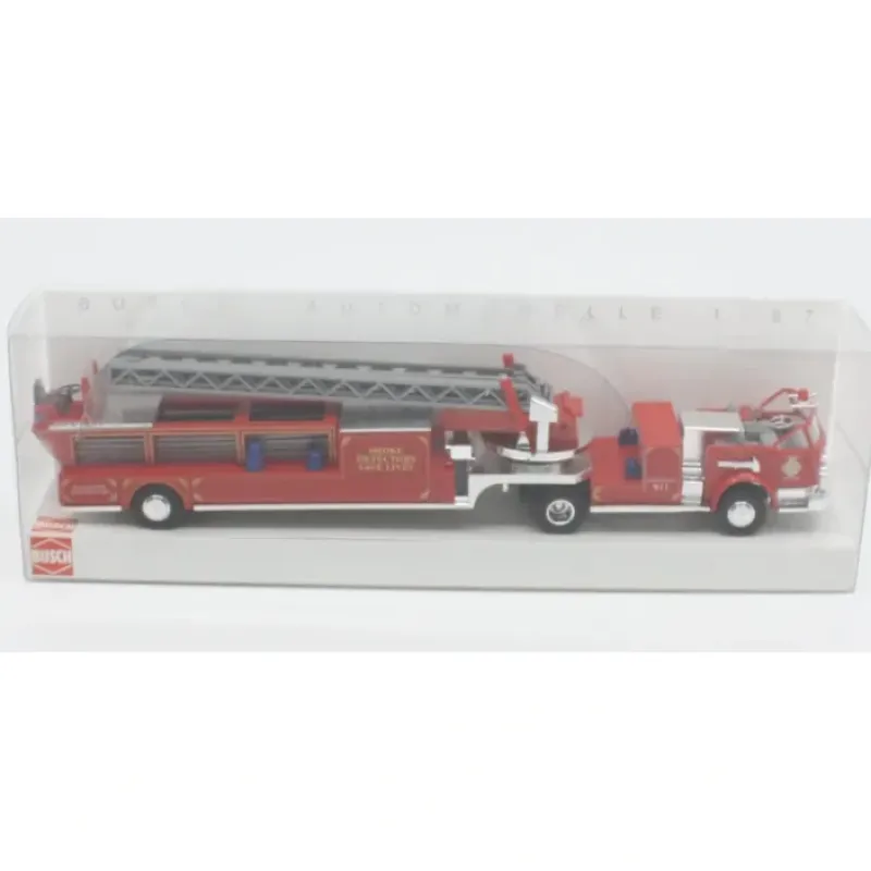 Busch 46014 Red American LaFrance Ladder Fire Truck Open Cab - Your Source for Gaming Essentials Trains