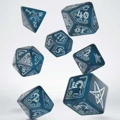 Dice-Call of Cthulhu: Dice Set Abyssal/White (7) - Your Source for Gaming Essentials