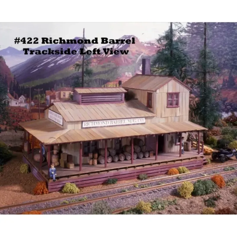 Clearance Campbell Scale Models 422 HO Richmond Barrel Manufacturing Company Kit - Your Source for Gaming Essentials Trains