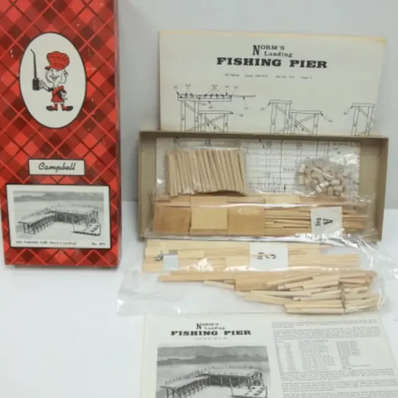 Discount Campbell Scale Models 392 HO Fishing Pier Norm's Landing Building Craftsman Kit - Your Source for Gaming Essentials Trains