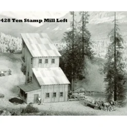 Hot Campbell Scale Models 428 HO Ten-Stamp Mill Building Kit - Your Source for Gaming Essentials Trains