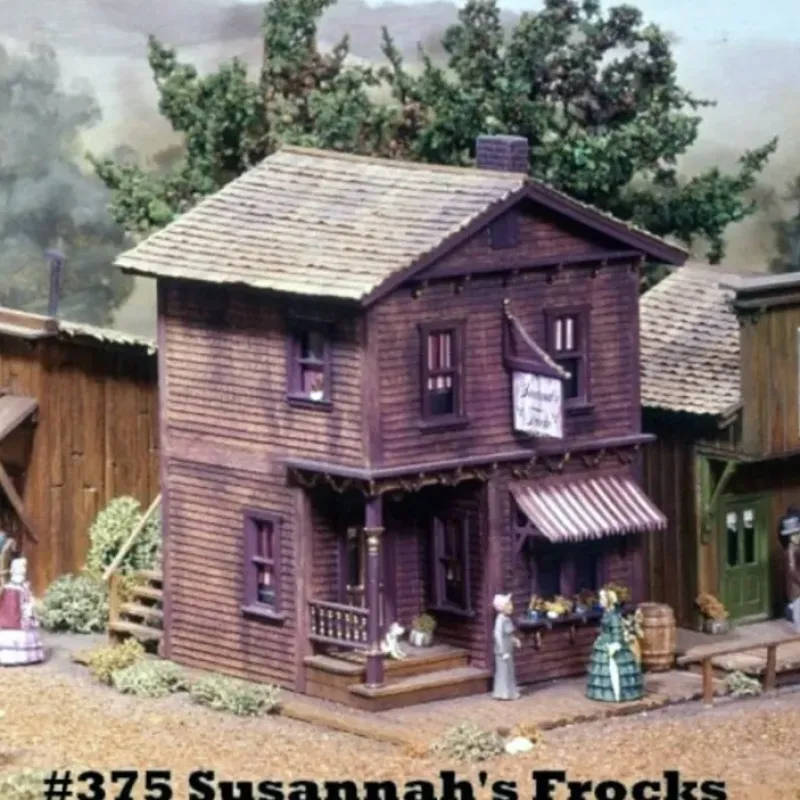 New Campbell Scale Models 375-895 HO Susannah's Frocks Kit - Your Source for Gaming Essentials Trains