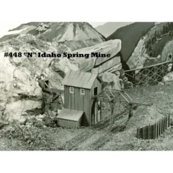 New Campbell Scale Models 448 N Scale Idaho Springs Mine Building Kit - Your Source for Gaming Essentials Trains