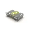 Dice-Case of 2 Large 19mm Transparent Non-Precision Dice - Yellow with White Pips - Your Source for Gaming Essentials