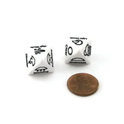 Dice-Chessex Custom Engraved 16mm D8 RPG Dice - Weather Dice (2) - Your Source for Gaming Essentials