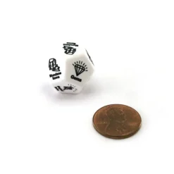 Dice-Chessex Custom Engraved 20mm D12 RPG Dice - Treasure Dice - Your Source for Gaming Essentials
