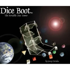 Dice-Chessex Dice Boot Dice Tower - Clear - Your Source for Gaming Essentials