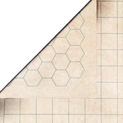 Board Games-Chessex Megamat - RPG Reversible Vinyl Mat 34.5" X 48" with 1.5" Squares/Hexes - Your Source for Gaming Essentials