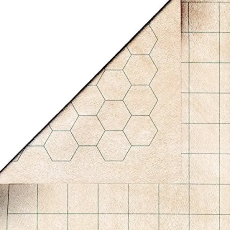 Board Games-Chessex Mondomat - RPG Reversible Vinyl Mat 54" x 102" with 1" Squares/Hexes - Your Source for Gaming Essentials