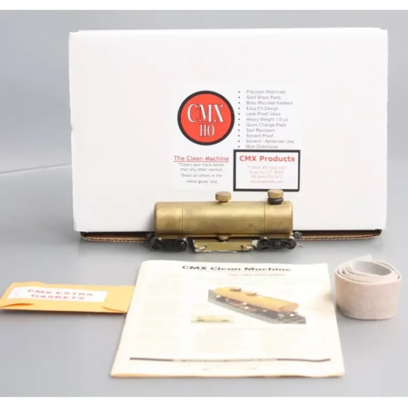 CMX Products CMXN N Scale Brass Track Cleaning Car w/Pad - Your Source for Gaming Essentials Trains