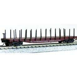 New Con-Cor 14091 50' Flatcar w/stakes PRR - Your Source for Gaming Essentials Trains