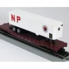 Con-Cor 9427 HO Northern Pacific 54' Flatcar with 40' Trailer - Kit #60361 - Your Source for Gaming Essentials Trains