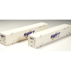 Best Con-Cor 0004-088019 HO Swift Intermodal 53' Rivet-Side Container (Pack of 2) - Your Source for Gaming Essentials Trains