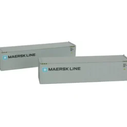 Clearance Con-Cor 443020 N Maersk Line 40' Hi-Cube Container #2 (Pack of 2) - Your Source for Gaming Essentials Trains