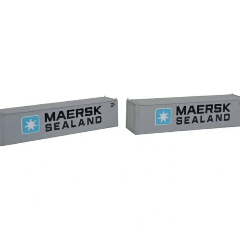 Hot Con-Cor 443017 N Maersk Sealand 40' Hi-Cube Container #1 (Pack of 2) - Your Source for Gaming Essentials Trains