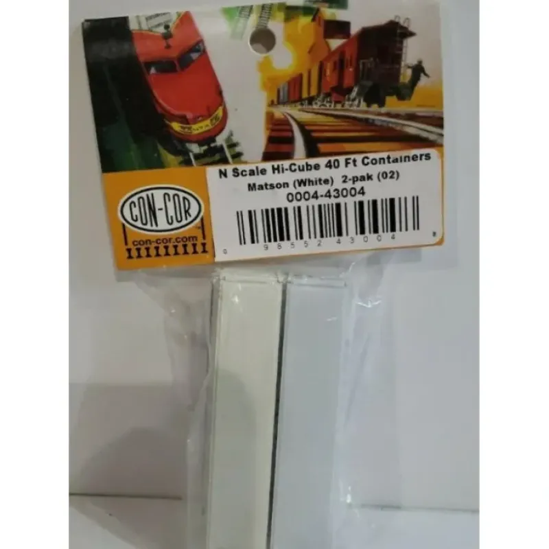 Online Con-Cor 0004-43004 N Matson 40' Hi-Cube Container # 2 (Pack of 2) - Your Source for Gaming Essentials Trains