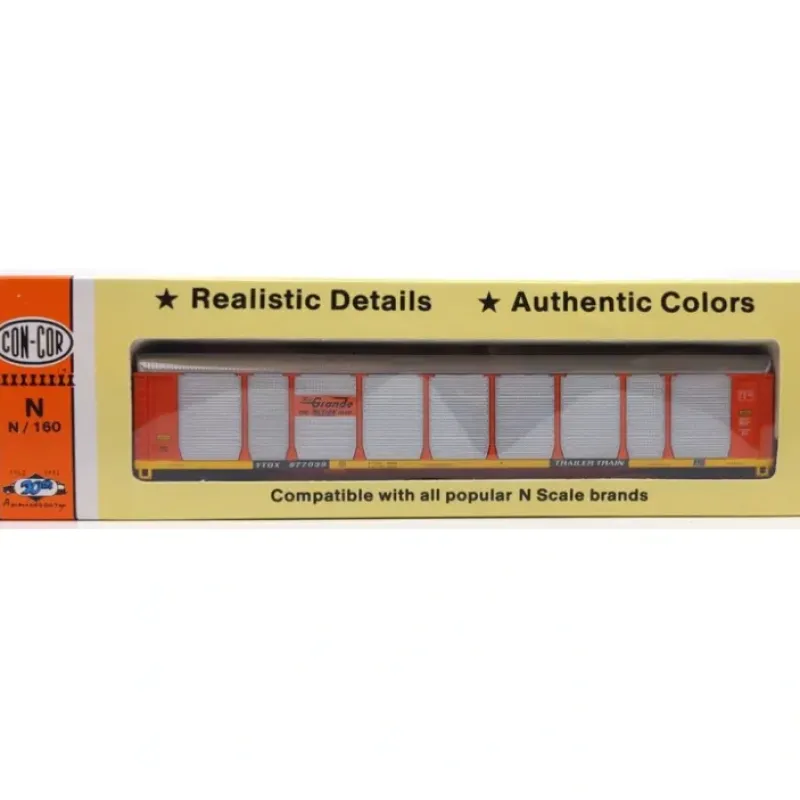 Outlet Con-Cor 0001-603012(02) N Scale Rio Grande Auto Rack Car #977039 NIB - Your Source for Gaming Essentials Trains