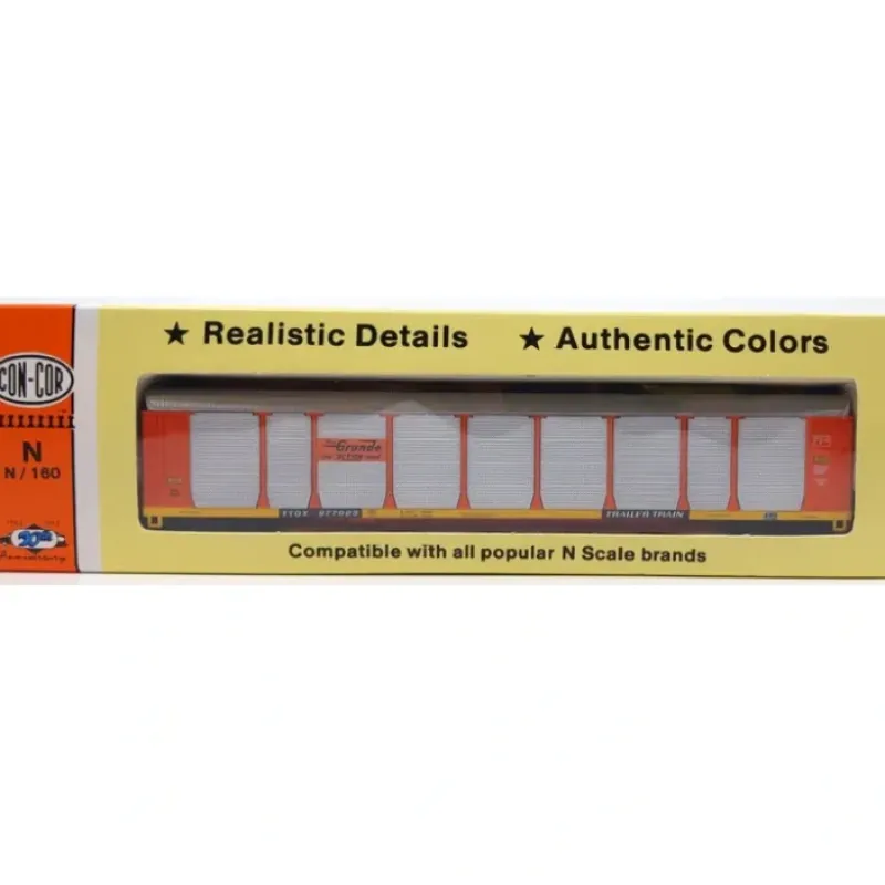 Discount Con-Cor 0001-603012(03) N Scale Rio Grande Auto Rack Car #977023 NIB - Your Source for Gaming Essentials Trains