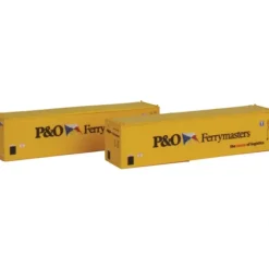 Best Con-Cor 443013 P&O Ferrymasters 40' Hi-Cube Container #1 (Pack of 2) - Your Source for Gaming Essentials