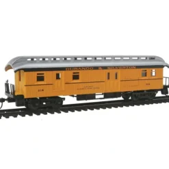 Sale Con-Cor 15707 1880s Wood Open-Platform Baggage-RPO - Ready to Run - Your Source for Gaming Essentials Trains