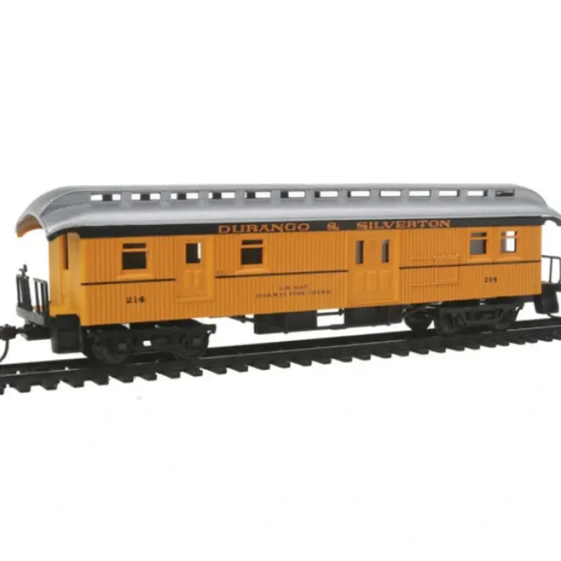 Sale Con-Cor 15707 1880s Wood Open-Platform Baggage-RPO - Ready to Run - Your Source for Gaming Essentials Trains