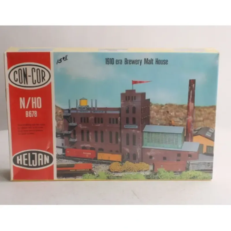 Hot Con-Cor B678 HO 1910 Era Brewery Malt House Building Kit - Your Source for Gaming Essentials Trains