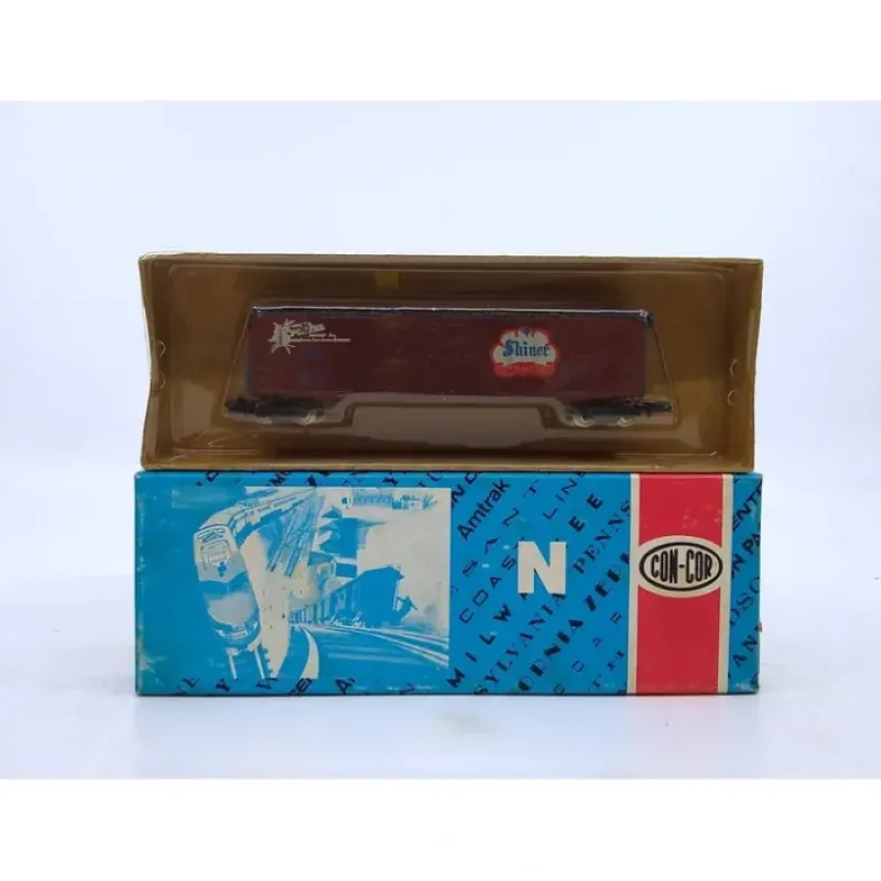 Con-Cor 1681-D N Scale NADX Shiner Beer 50' Grain Car #32784 MT/Box - Your Source for Gaming Essentials Trains