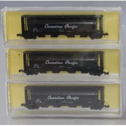New CS Models 7101-3 N Scale Canadian Pacific Cylindrical Grain Hopper (Pack of 3) MT/Box - Your Source for Gaming Essentials Trains