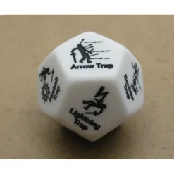 Dice-Custom Engraved 28mm D12 RPG D&D Dice - Trap Dice - Your Source for Gaming Essentials