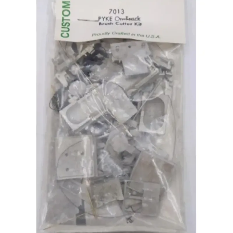 Custom Finishes 7013 HO Unpainted Pyke On-Track Brush Cutter Kit - Your Source for Gaming Essentials Trains