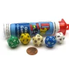 Dice-D20 Zee Dice Game - 5 D20 19mm Dice with Travel Tube and Instructions - Your Source for Gaming Essentials