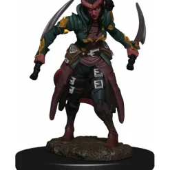 Tabletop Miniatures-D&D Icons of the Realms Premium Figure, Painted Miniature: (W6) Tiefling Rogue Female - Your Source for Gaming Essentials