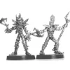 Tabletop Miniatures>Dark Elf War Mages (2) #01-232 Classic Ral Partha Fantasy RPG Metal Figure - Your Source for Gaming Essentials