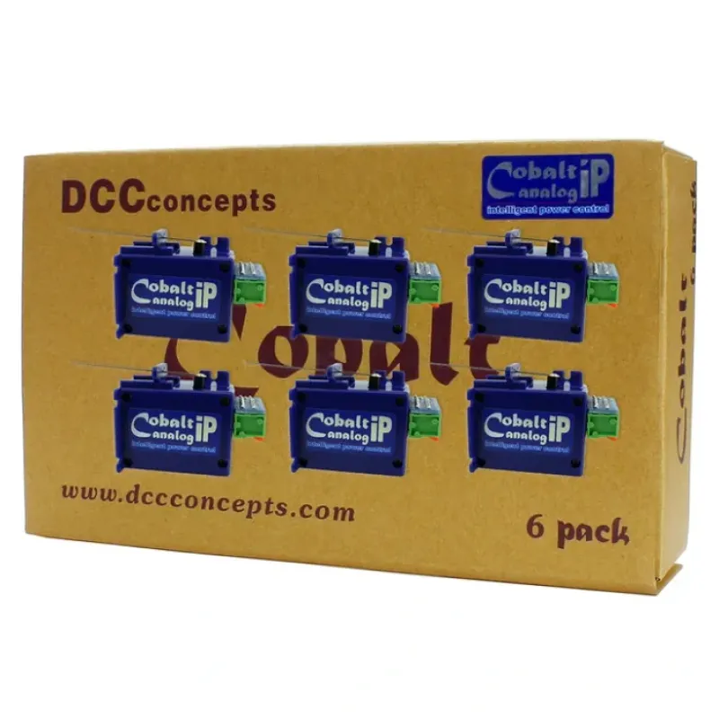 Hot DCC Concepts CB6IP COBALT ip Analog Turnout Motors (Pack of 6) - Your Source for Gaming Essentials Trains