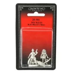 Tabletop Miniatures>Deckers (3) #20-501 Shadowrun RPG Metal Ral Partha Figure - Your Source for Gaming Essentials