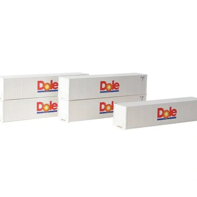 Discount Deluxe Innovations 504391 40' Refrig Cntr Dole 5 Car Set - Your Source for Gaming Essentials Trains