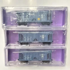 Discount Deluxe Innovations 73813 2-Bay RS Cvrd Hop ACL 3 Car Set - Your Source for Gaming Essentials Trains