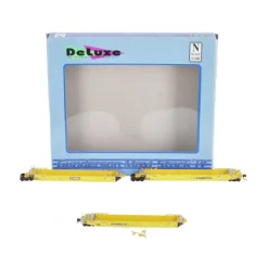 New Deluxe Innovations 350102 Gunderson Maxi-Stack IV 3-Unit Intermodal Well Car - Your Source for Gaming Essentials Trains