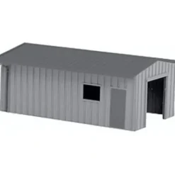 Sale Deluxe Innovations 351 N Gray Armco Ready-To-Place Workshop Assemble Building - Your Source for Gaming Essentials Trains