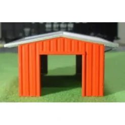 Hot Deluxe Innovations 238-387 N Scale Ready-To-Place Armco Tractor Shed -RED - Your Source for Gaming Essentials Trains