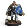 Tabletop Miniatures>DGS Games Knight Defender #101004 Unpainted 32mm Scale Freeblades Metal Figure - Your Source for Gaming Essentials
