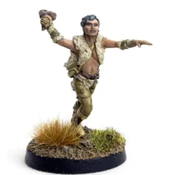 Tabletop Miniatures>DGS Games Slinger #114007 Unpainted 32mm Scale Freeblades Metal Figure - Your Source for Gaming Essentials