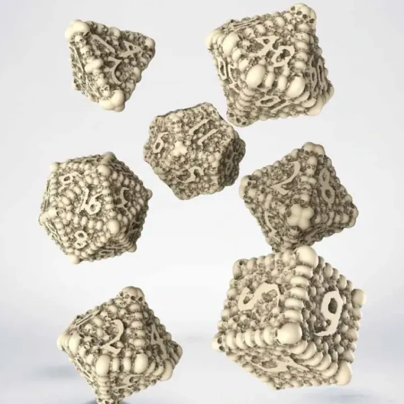 Dice-Dice Macabre - 7 Piece Polyhedral RPG DnD Dice Set - Your Source for Gaming Essentials