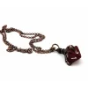 Dice-Dice Pendant Necklace with Old Copper Finish - Holds a D8 - Your Source for Gaming Essentials
