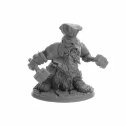 Tabletop Miniatures>Dorn Ironspike, Dwarf Warrior #30089 Reaper Legends: Bones USA Unpainted Plastic - Your Source for Gaming Essentials
