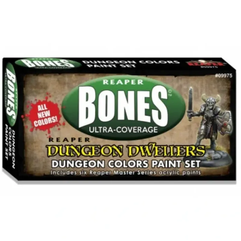 Tabletop Miniatures>Dungeon Dwellers Colors Set (6) 09975 Master Series Acrylic Paint - Your Source for Gaming Essentials
