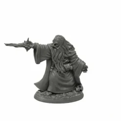 Tabletop Miniatures>Dungeon Dwellers Erebus Nalas Evil Sorcerer #07030 Bones USA Unpainted Plastic - Your Source for Gaming Essentials