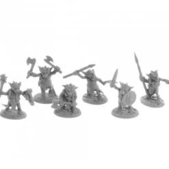 Tabletop Miniatures>Dungeon Dwellers Ratpelt Kobold Mooks (6) #07052 Bones USA Unpainted Plastic - Your Source for Gaming Essentials