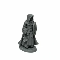 Tabletop Miniatures>Dungeon Dwellers Sister Ailene Human Cleric #07023 Bones USA Unpainted Plastic - Your Source for Gaming Essentials