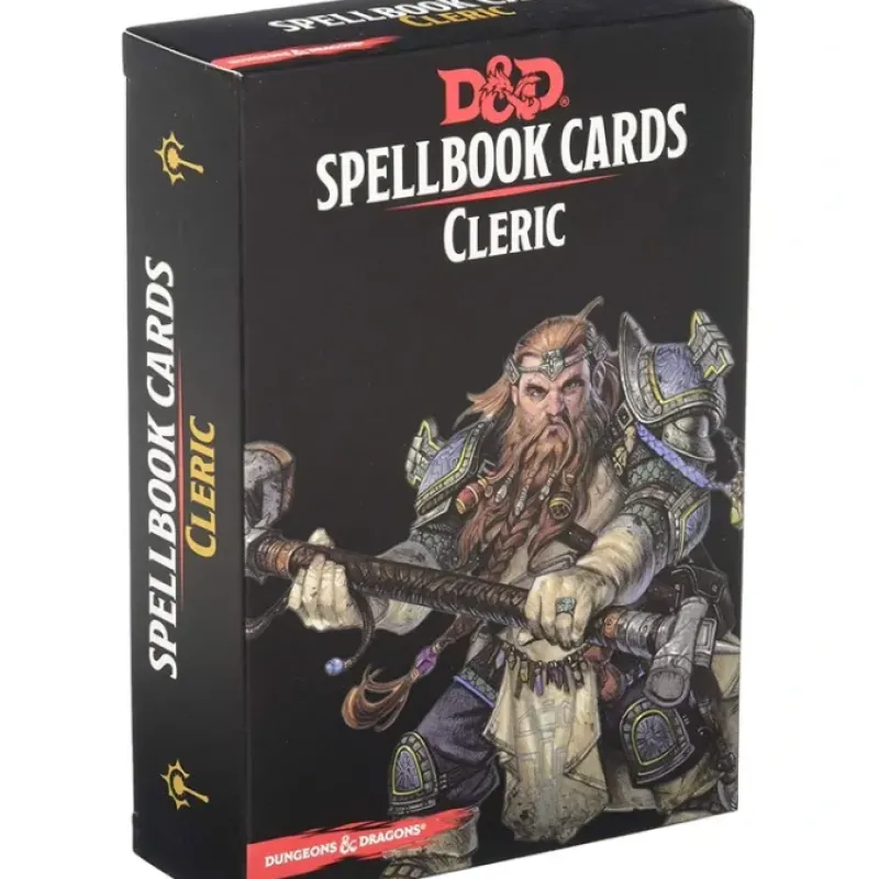 Board Games-Dungeons and Dragons RPG Spellbook Cards - 153 Card Cleric Deck - Your Source for Gaming Essentials